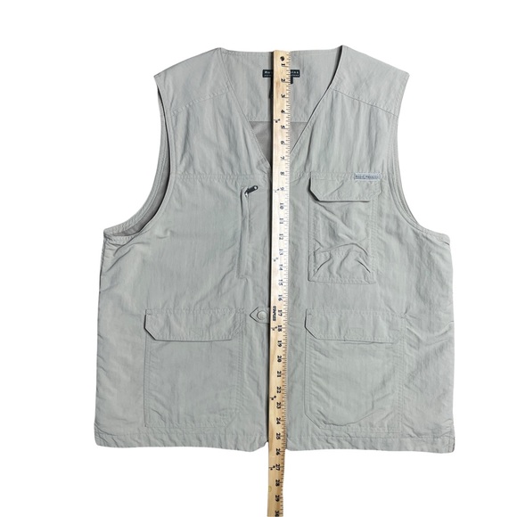 Royal Robbins Vest Outdoor Travel Fishing Tan Khaki Multi Pockets Men’s Size L - Picture 3 of 7